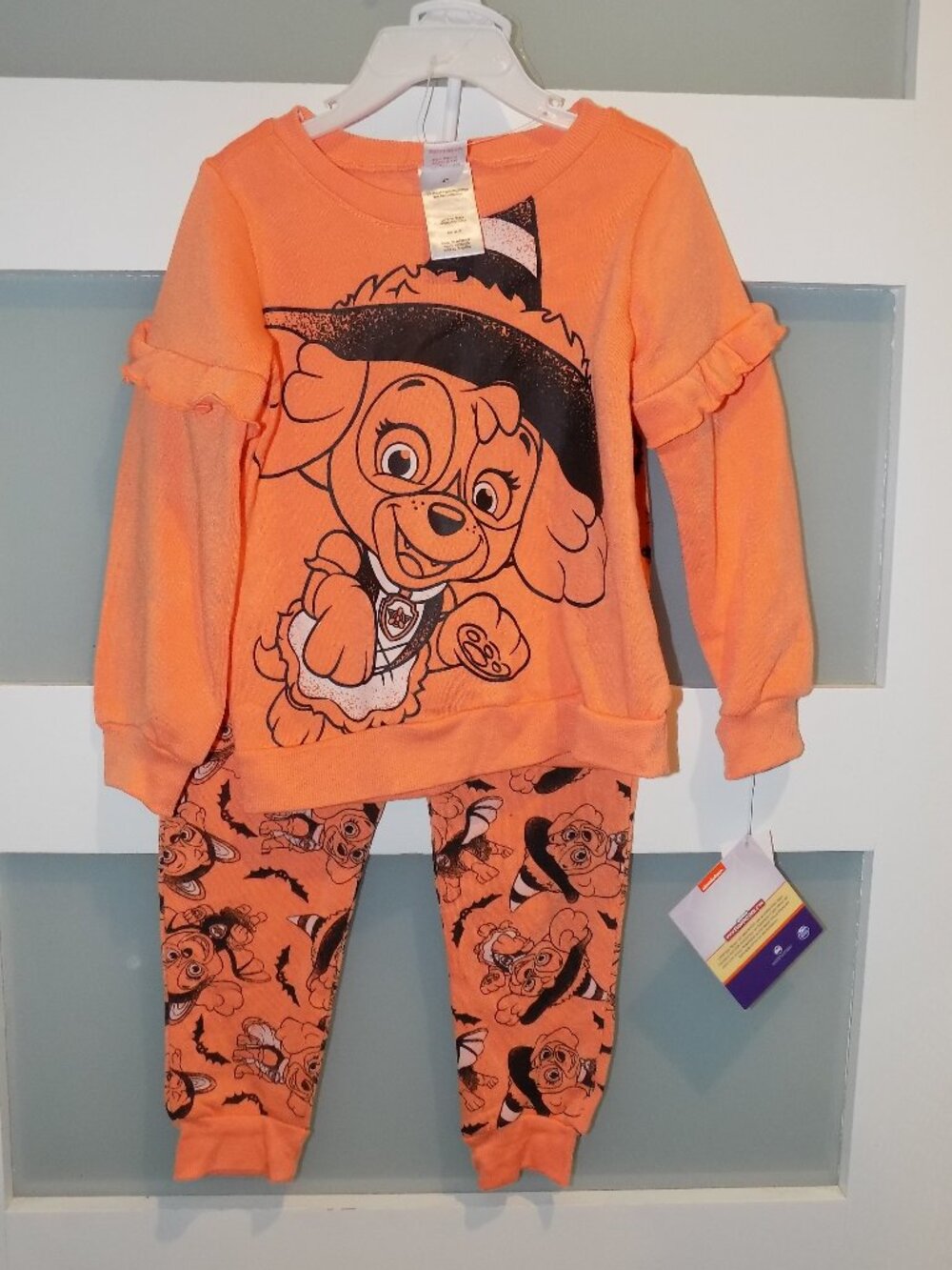 Nickelodeon Skye 2pc Halloween Paw Patrol Outfit Size 2T Girl's NEW